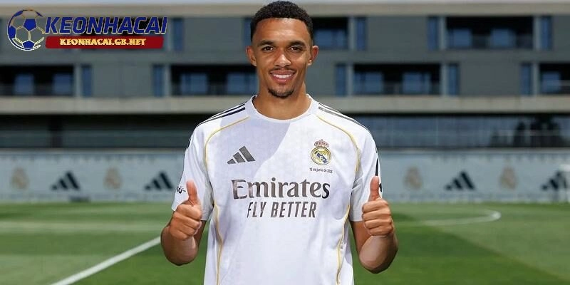 Alexander Arnold gia tăng lượt theo dõi khi đầu quân cho Real Madrid